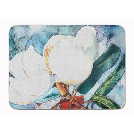 Carolines Treasures Flower Magnolia Machine Washable Memory Foam Mat 8001RUG